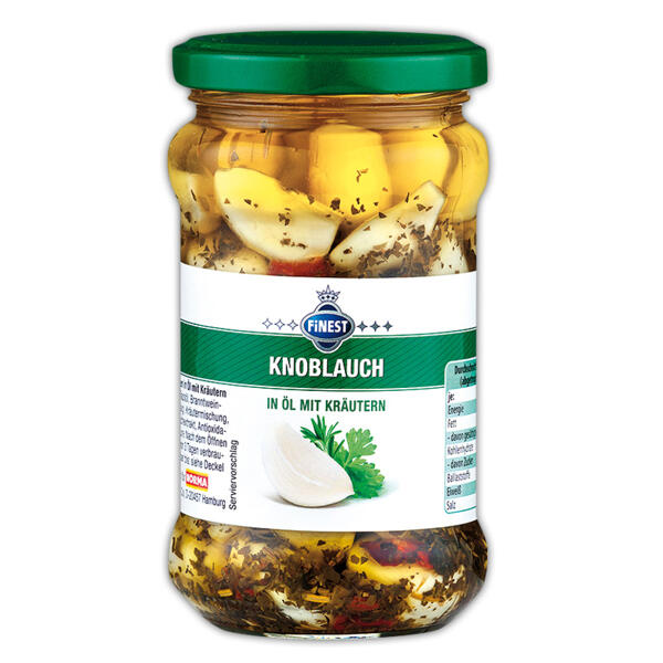 Eingelegter Knoblauch