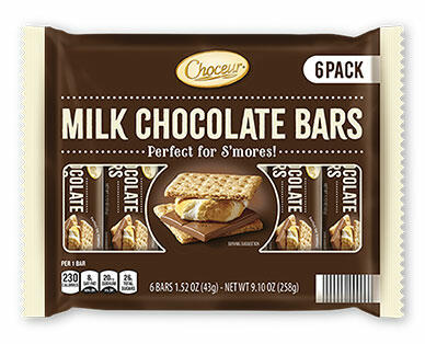 Choceur Milk Chocolate Bars 6 pk