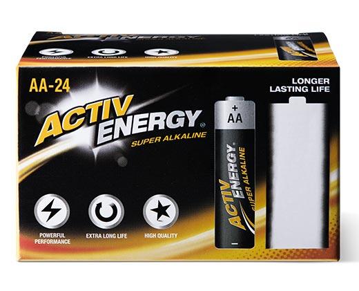 Activ Energy 
 24 Pack AA/AAA Batteries