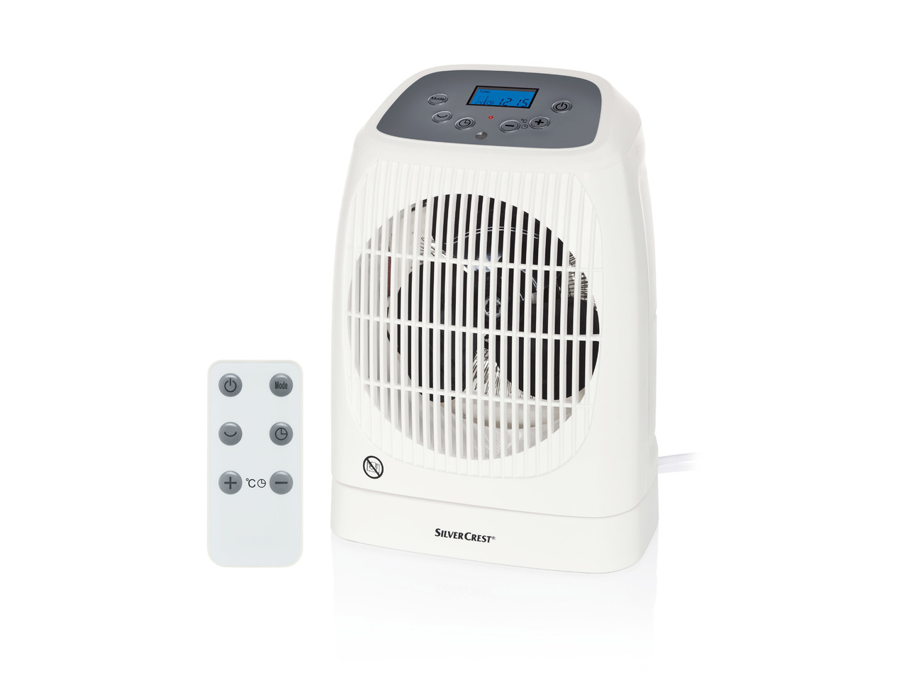 Horkovzdušný ventilátor s dálkovým ovládáním
