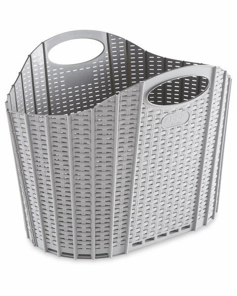 Addis Grey Fold Flat Laundry Basket