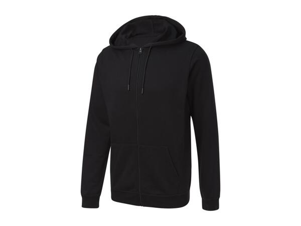 Crivit Men's Zip-Up Hoodie - Black