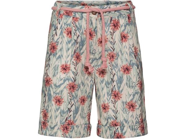 Ladies' Linen- Blend Shorts