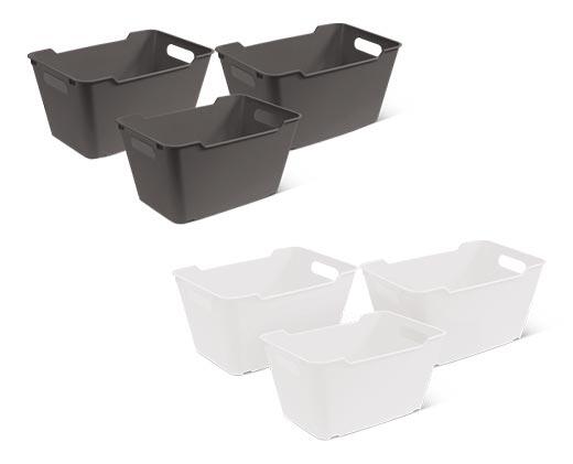 Easy Home 
 Plastic Storage Bins