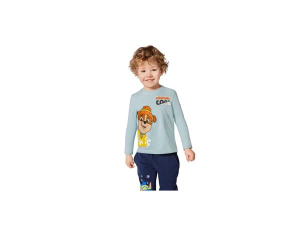 Boys' long-sleeve top "Jurassic World, Paw Patrol"