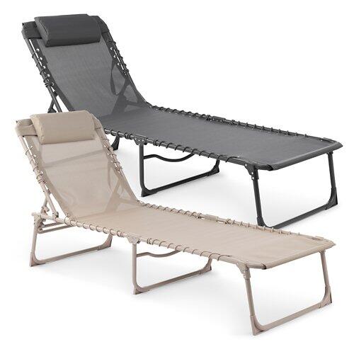 BELAVI Bain de soleil en acier