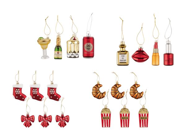 Décoration pour arbre de Noël, 4/6 pièces