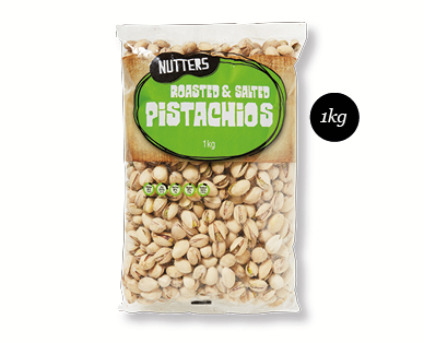 ROASTED AND SALTED PISTACHIOS 1KG