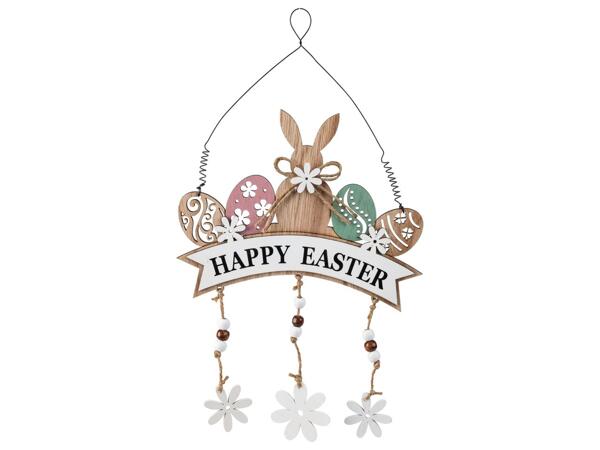 Wooden easter decoration