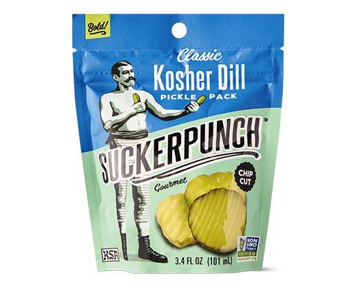 SuckerPunch 
 Fiery Heat or Bread & Butter Pickle Pouches