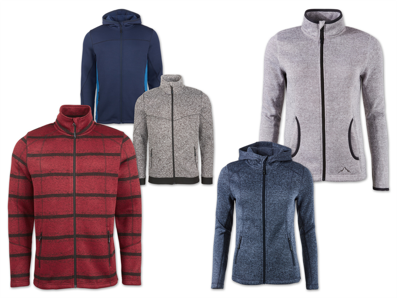 CRIVIT(R) Erwachsenen Strickfleece- oder Powerstretchjacke1