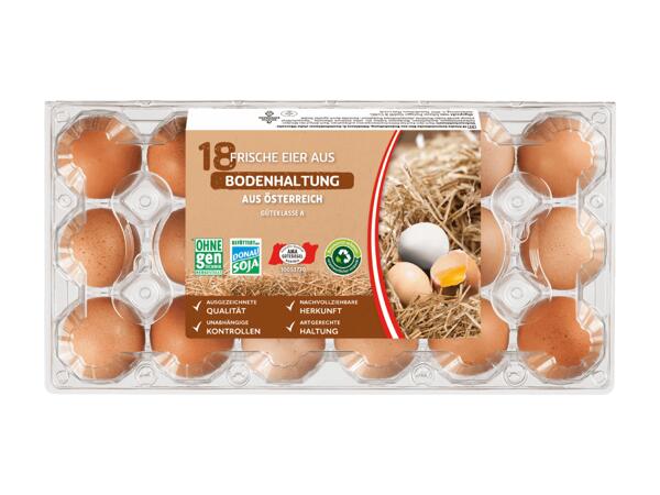 Eier aus Bodenhaltung