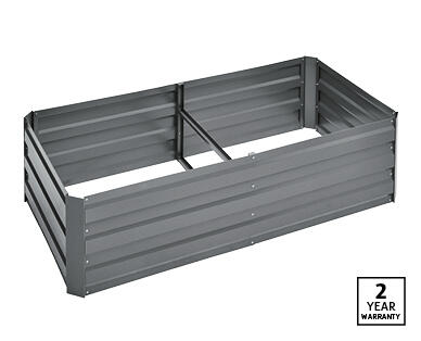 Large Metal Garden Bed – Grey