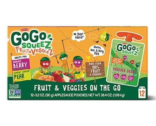 GoGo Squeez 
 Fruit & Veggies Pear & Berry