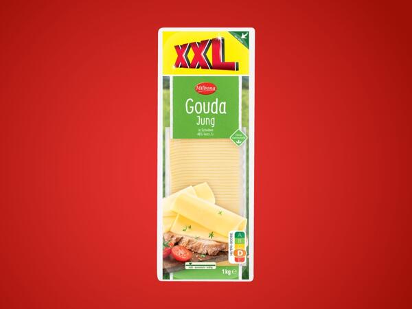 Gouda in Scheiben