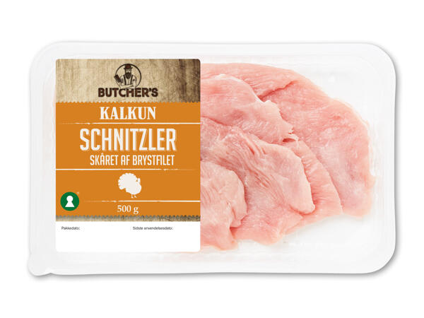 Kalkunbrystschnitzler