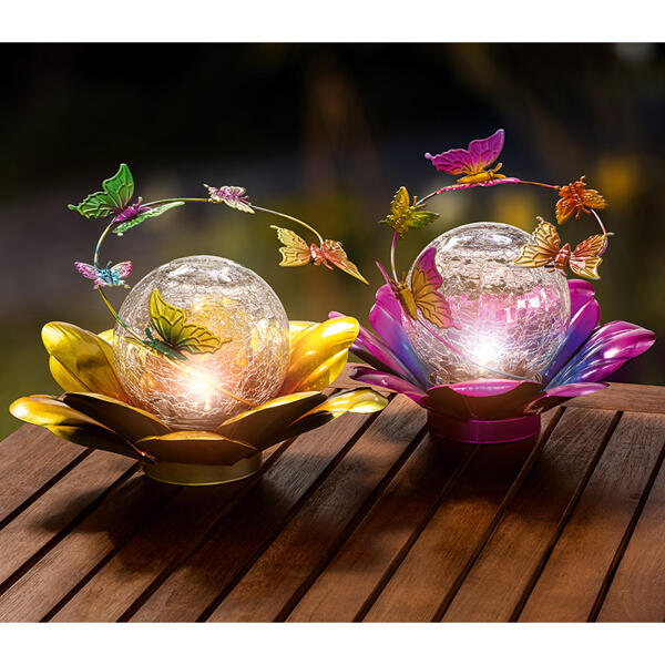 LED-Solar-Blumenleuchte