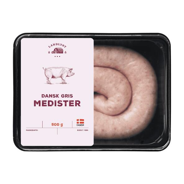 Medister af dansk gris