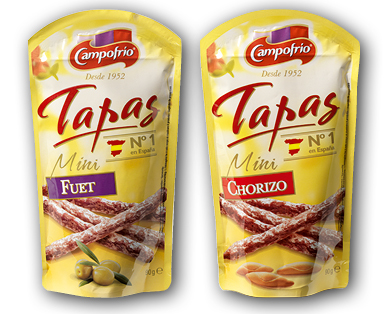 CAMPOFRIO(R) Tapas Mini Fuet/Chorizo