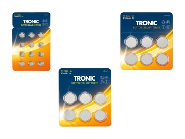TRONIC(R) Knapcellebatterier