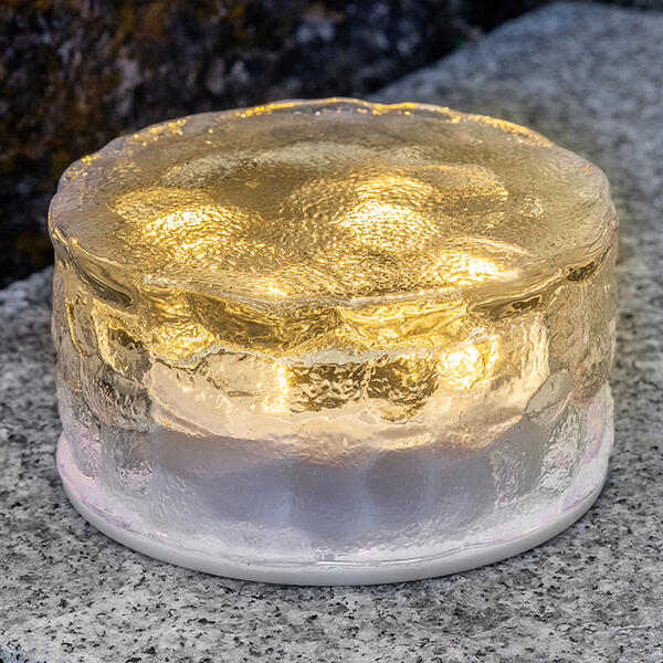 Solar-Glas-Leuchtstein