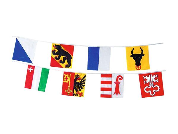 Guirlande de drapeaux "cantons"