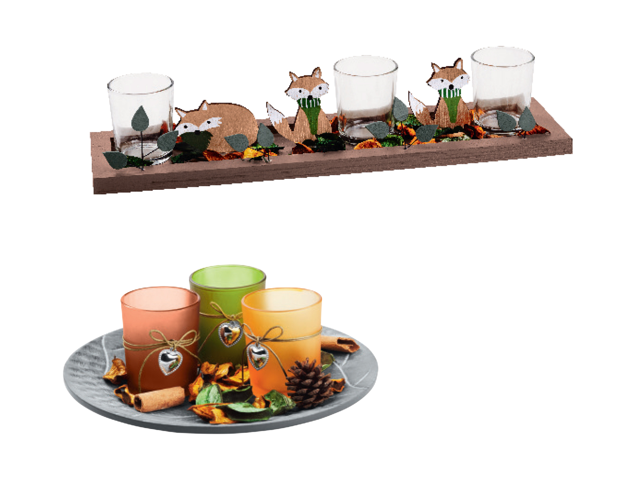 MELINERA(R) Decorative Tealight Holder with Tray