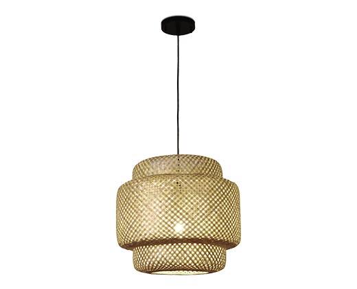 Huntington Home 
 Plug-In or Hardwire Bamboo Pendant Light
