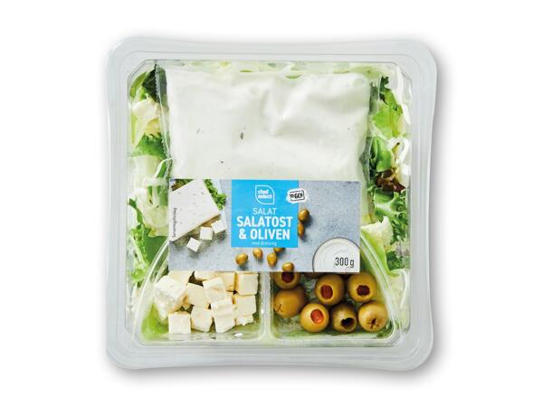 SELECT & GO Salatblanding med dressing