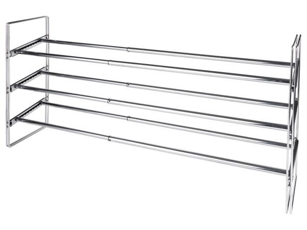 Extendable shoe rack