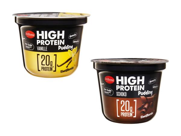 Budino ad alto contenuto proteico