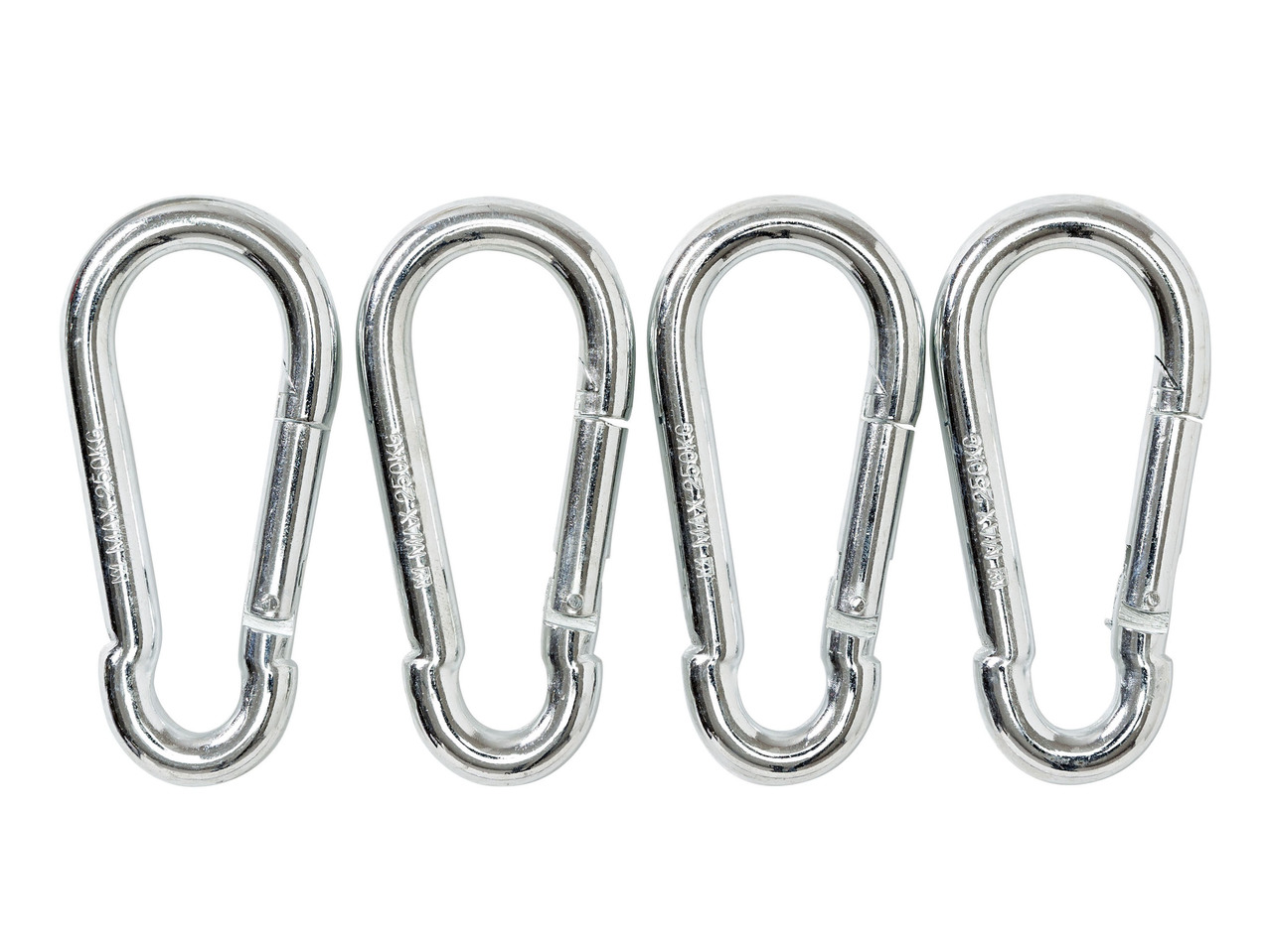 Set of Carabiner Clips or Screw Shackles