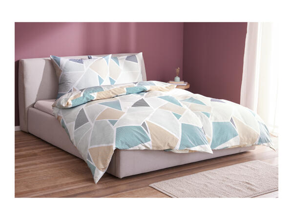 Livarno Home Sateen Fitted Sheet - Double