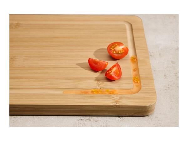 Silvercrest Bamboo Chopping Board Set - 2 Pieces
