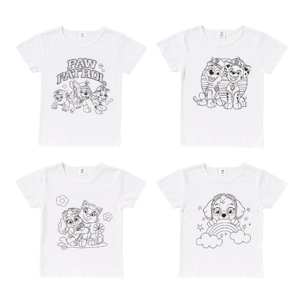 PAW PATROL(R) 				T-Shirt zum Bemalen, 2 St.