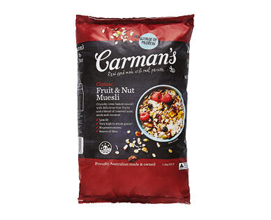 Carman's Classic Fruit & Nut Muesli 1.5kg