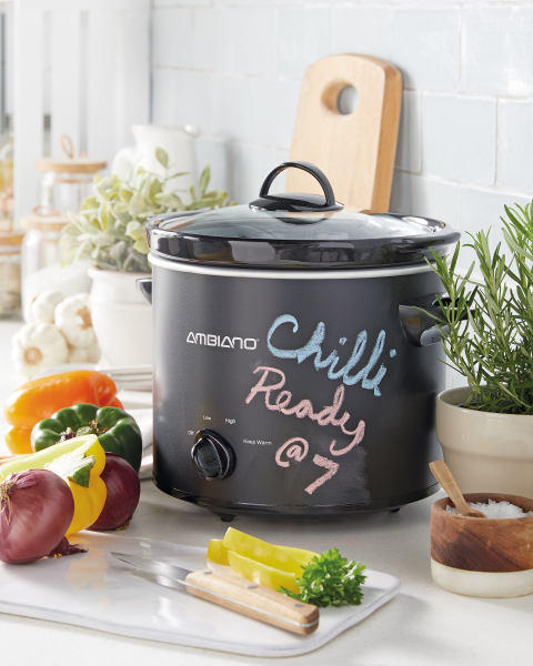 Black Chalkboard Slow Cooker