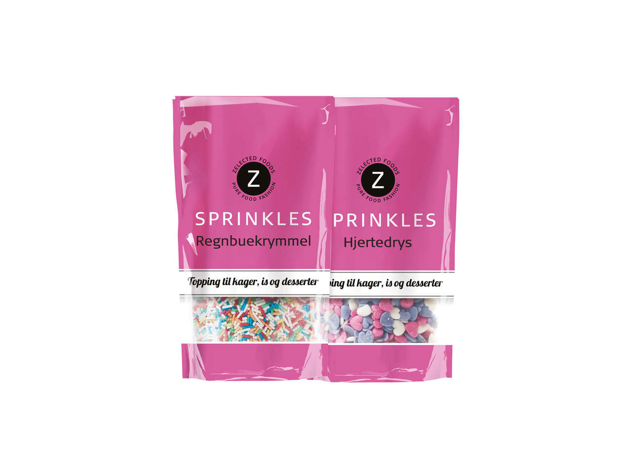 ZELECTED FOODS farvestrålende sprinkles