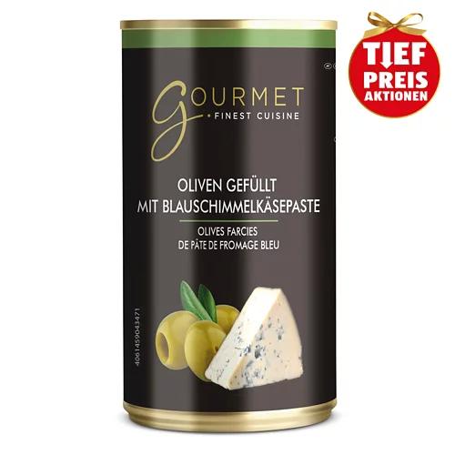 GOURMET FINEST CUISINE Gefüllte Oliven in der Dose, Blauschimmelkäse