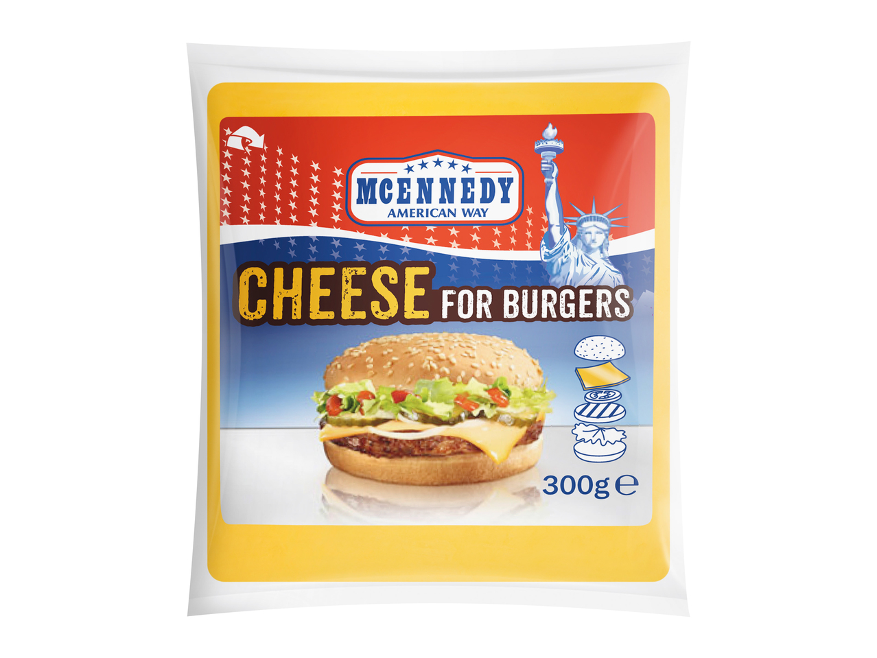 Fromage en tranches pour burgers