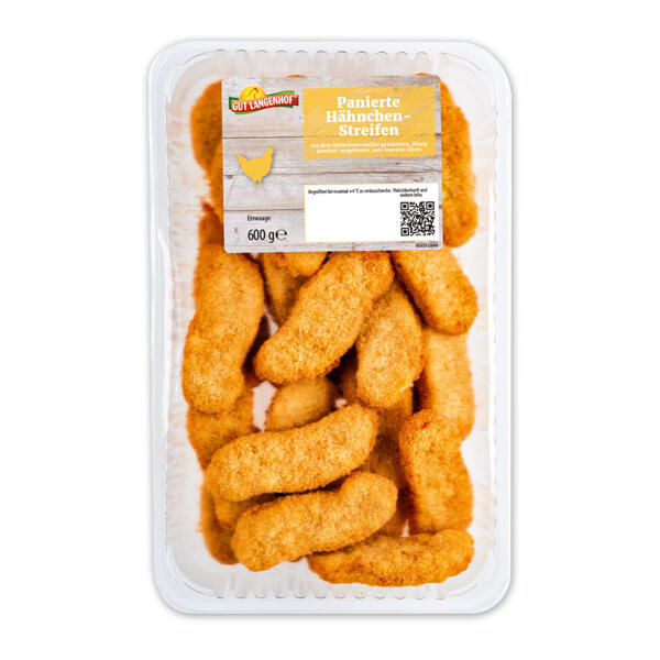 Panierte Hähnchen-Streifen