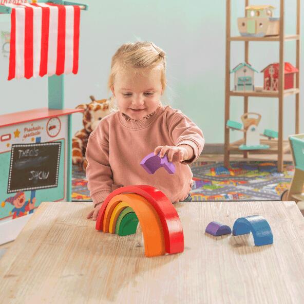 PLAYLAND(R) 				Houten regenboog
