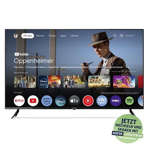 SHARPSHARP 4K Ultra HD LED Google TV™ 50" (126 CM) GL4160E