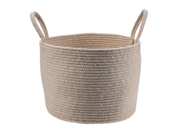 Livarno Home Beige Decorative Basket