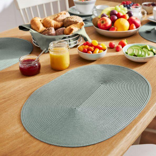 HOME CREATION(R) 				Geflochtene Tischsets, 4 St.