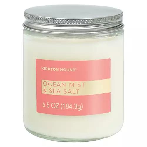 Single Wick Candle - Ocean Mist & Sea Salt, 6.5 oz