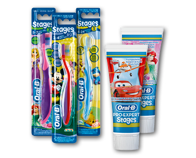 Brosse à dents/Dentifrice "Stages" ORAL-B(R)