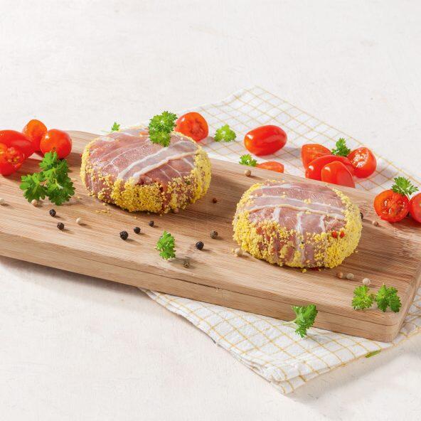 Burger au fromage et au lard, 2 pcs
