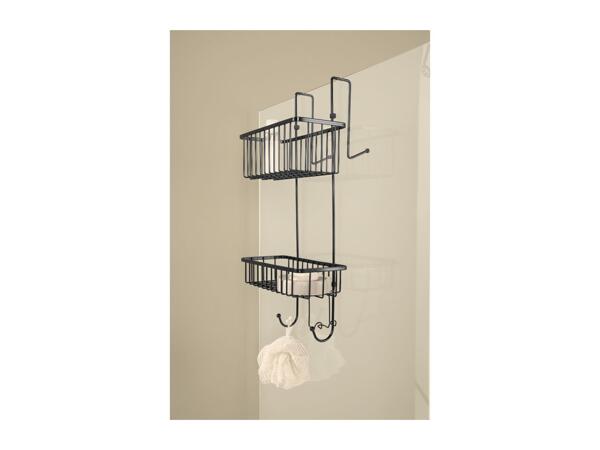 Black Shower Rack