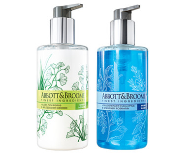 ABBOTT & BROOME Handseife oder Handlotion